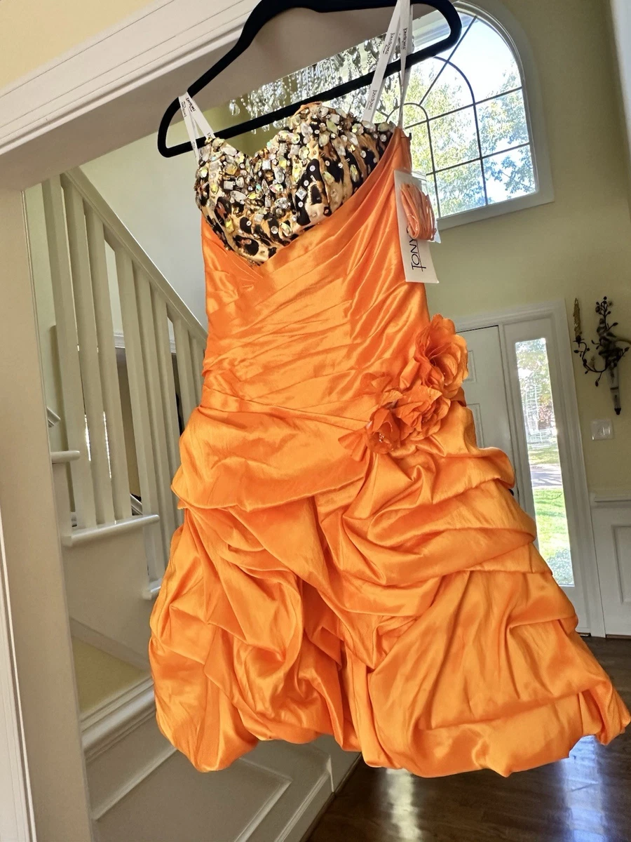 tony bowls orange prom dress Tony Bowls Dresses for Women for sale