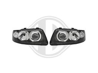 Designschenwerfer Set FüR Audi A3 Upgrade Scheinwerfer Klarglas/Schwarz 2000-200
