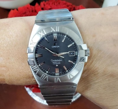 Omega Constellation Double Eagle Perpetual Calendar Black 1513.51.00 38mm Watch