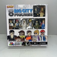 Blokko Big City Collection 8 Mini figures Limited Edition Figurines