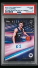 Kon Knueppel Jersey #/25 2025 Topps Midnight Rookie Horizon Moonrise Auto PSA 9