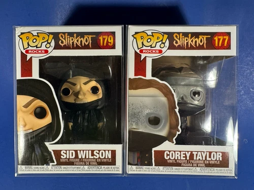 Funko Pop! Corey Taylor Sid Wilson Slipknot Bundle  #177 #179 Vinyl Figure Rocks
