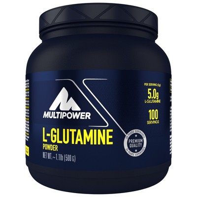 Multipower L-Glutamine Powder, 500 g Dose