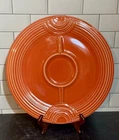 Vtg Fiesta Ware Persimmon Serving Plate Hostess Tray Homer Laughlin