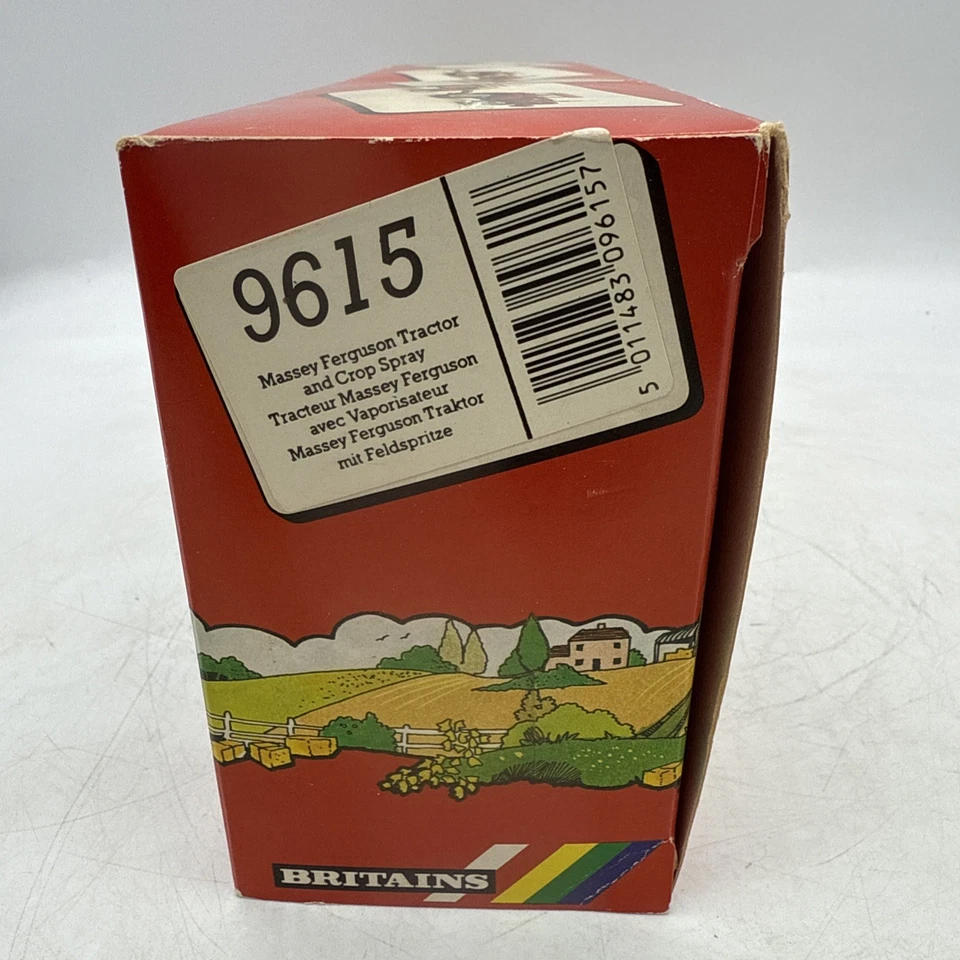 НОВЫЙ 1986 BRITAINS MASSEY-FERGUSON 2680 ТРАКТОР С УРОЖАЯ СПРЕЙ #9615 1/32 АНГЛИИ - Изображение 4 из 4