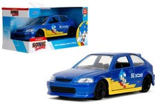 Jada Toys - 1:32 Sonic the Hedgehog - Hollywood Rides - '97 Honda Civic Type-R 