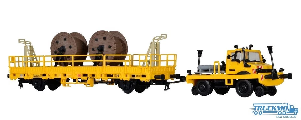 Kibri Zweiwege Unimog Zug-, Schubrahmen und Fahrleitungsbauwagen 16062 - Bild 2 von 4