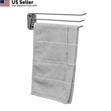 Decko 38190 Swing Arm Kitchen Towel Rack, Chrome Pack of 1,
