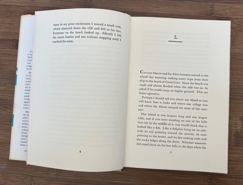 Island Of The Blue Dolphins Scott O Dell 1960 First Edition SIGNED Vintage Book - Foto 9 di 17
