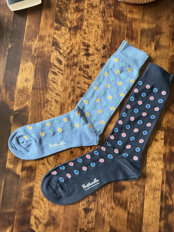 New 2 Pairs Pantherella -Sea Island -Fine English Socks Size 7.5 - 9.5 Med. - Image 3 of 4