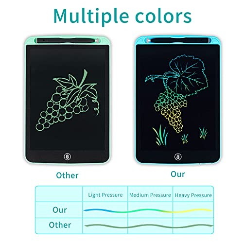LCD Writing Tablet for Kids 10 Inch, Colorful Doodle Board Drawing Tablet Blue - Picture 4 of 6