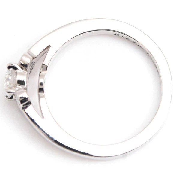 Anillo bailarina Cartier diamante talla Pt950 (EE. UU.) 4,75 0,30 quilates joyería para mujer #00754 Foto 2 de 4