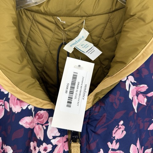 Sundance Catalog Jasmine Reversible Puffer Floral Jacket Sz Extra Large $179 - Picture 12 of 12