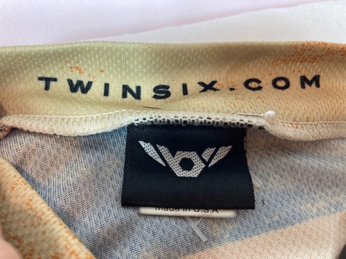 TWIN SIX Trikot Herren XL gestreift Masher 3/4 Reißverschluss Radfahren Made in USA Taschen Bike - Bild 3 von 15