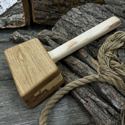 Big Wooden Mallet 1kg Carpentry Joinery Chisel Hammer Heavy Wood Carving Tool