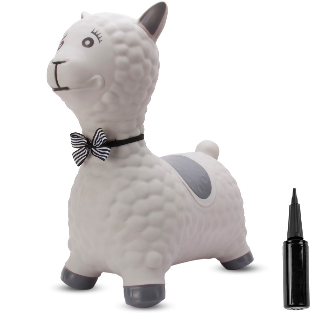 SUN BABY Hüpftier Hüpfspielzeug für Kinder mit Pumpe Gummi ab 1 Jahre Fliege