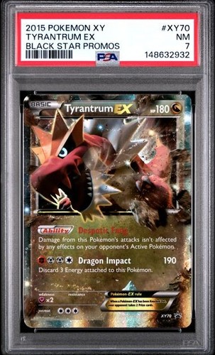 Tyrantrum-EX graded PSA 7 for sale on eBay