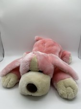 Vintage 2000 Animal Alley Pink Plush Puppy Dog Toys R Us 16" Soft Stuffed Toy