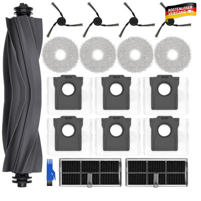 Dreame X40 L40 Ultra Zubehör Set Mopp Filter Hauptbürste Seiten Staubbeutel
