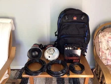 Speedotron Blackline 805 Pack and Two 202-VF Strobe Light Heads