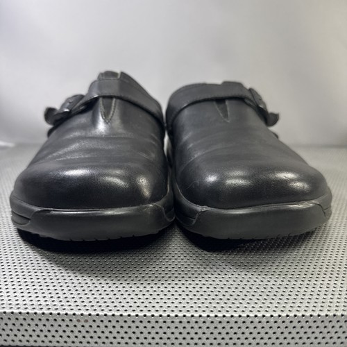 Sandali Tatami 12 by Birkenstock da uomo in pelle nera misura slide fibbia 45 105 290 - Foto 5 di 15