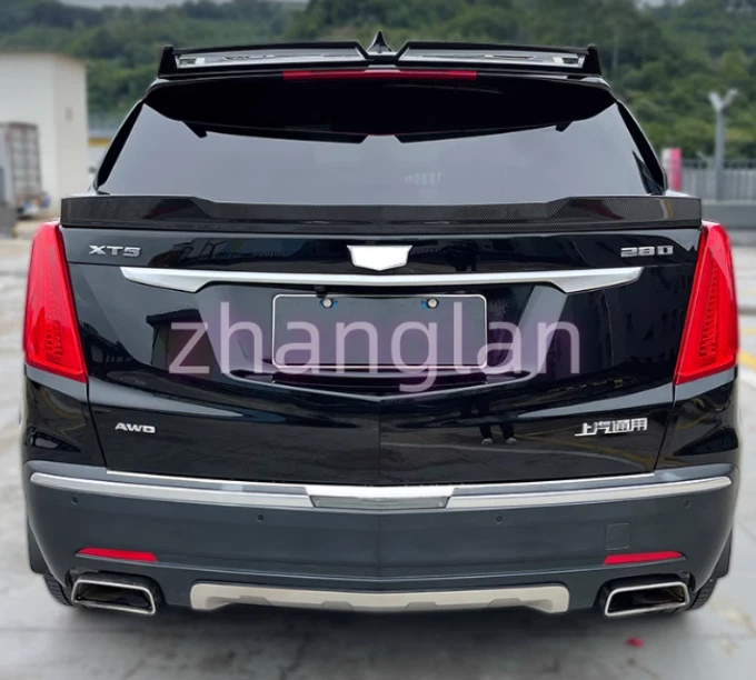Alerón trasero de carbono ABS para Cadillac XT5 2017-24 divisor ala media repuesto Foto 4 de 4