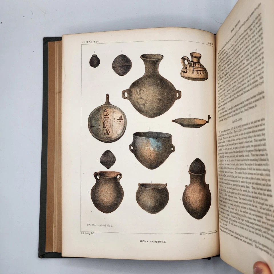 RARE 1st ed. 1855 U.S naval astronomical expedition to the southern hemisphere  - Image 3 of 4