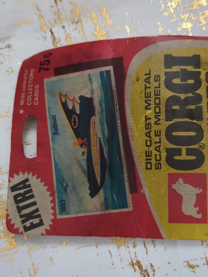 1967 CORGI JUNIORS BATBOAT BATMAN & ROBIN #1003 DIE-CAST SCALE MODEL CAR TOY #8 - Image 2 of 4