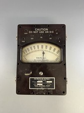 Voltmètre Weston Instruments ME-59/PSM-3 50-1000 cycles dans étui métal