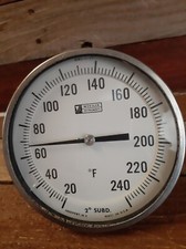 Weksler Instruments 5" Thermometer BM5-1-72. Freeport, N.Y. Made U.S.A Bimetal