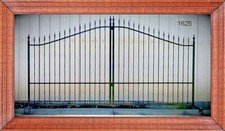 On Sale 1625 Driveway Gate 11' or 12' WD Inc Steel Post PKG Yard Home Security