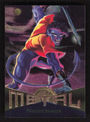 1995 Metal Marvel #108 Nightcrawler