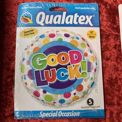Qualatex 18 Zoll bunter runder Glücksballon