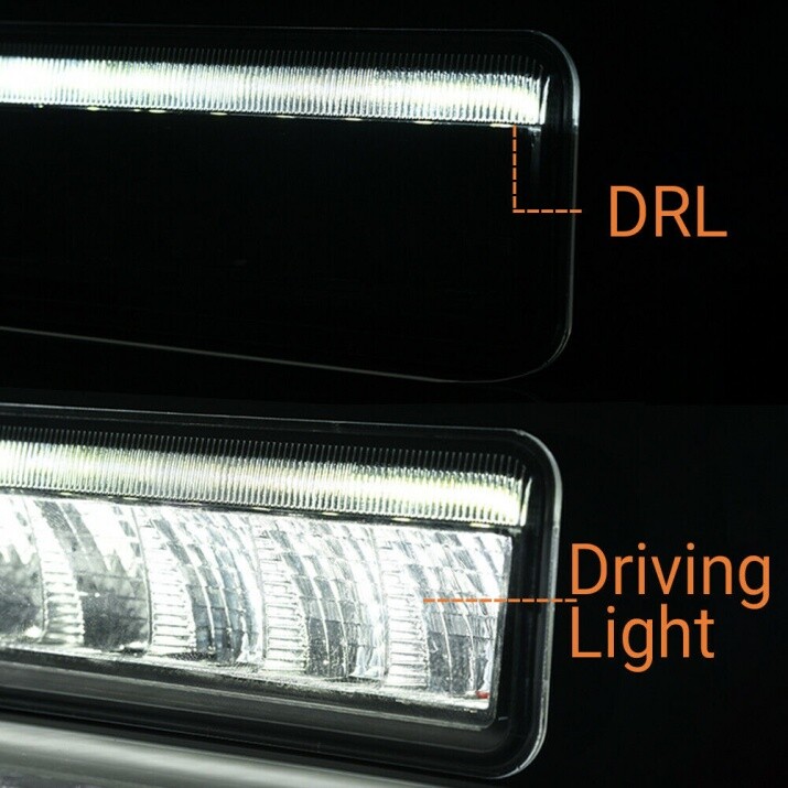 Barre LED 55W puissante avec support de plaque pour auto et utilitaire - 4