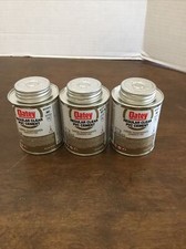  3 Oatey Clear Plumbing Cement For PVC 31013 New Dented Cans