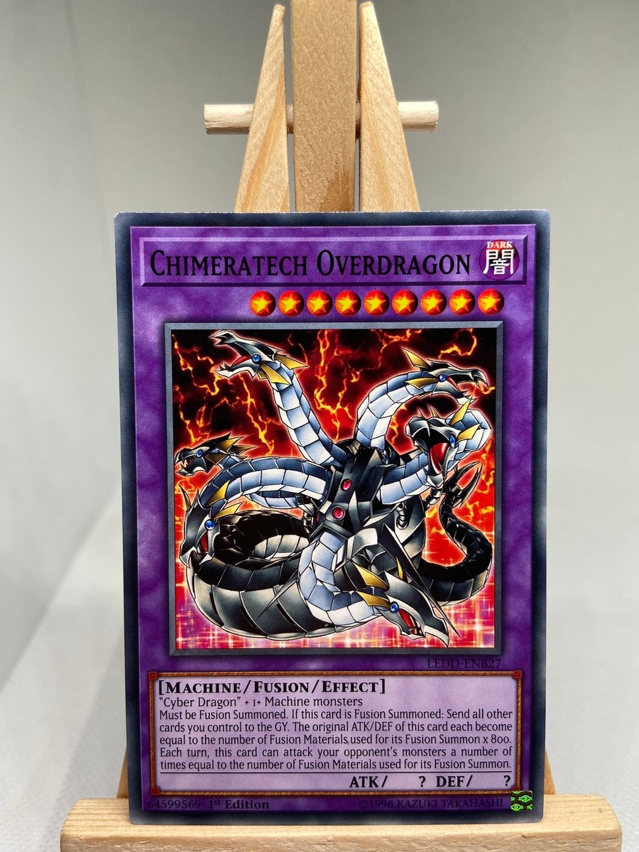 Chimeratech Overdragon - 1st Edition LEDD-ENB27 - NM - YuGiOh