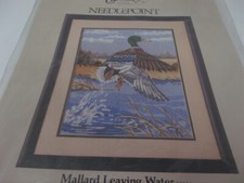 Something Special Needlepoint Kit MALLARD LEAVING WATER Duck 14" x 18"