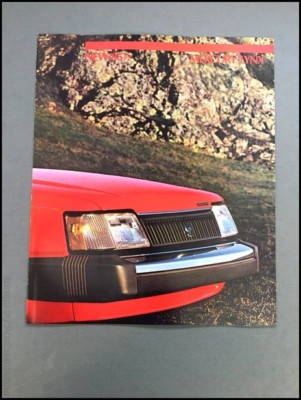CATALOGUE SINGLES VICTOR→MERCURY 87-99 1985 1986 Mercury Lynx 18-page Original Car Sales Brochure Catalog
