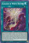 3 x Yu-Gi-Oh Card - SESL-EN030 - ELDLIXIR OF WHITE DESTINY (secret rare) - NM/M