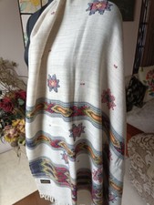 HIMALYAN KULLU ARTISTIC PURE WOOL PASHMINA SHAWL TRIBAL ART 16 DESIGNS CHOICE