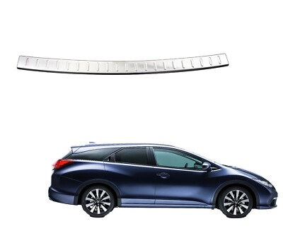 Für Honda Civic Tourer 2014-UP Chrom Stoßstangenschutz hinten