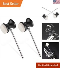 Durable Dual Sided Bass Drum Beater with Stainless Steel Shaft for Kick Pedal