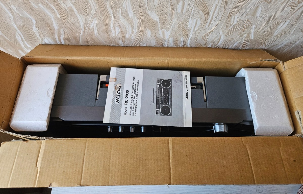 BOOMBOX RISING RC-2030 Vintage Cassette Fully Working Condition