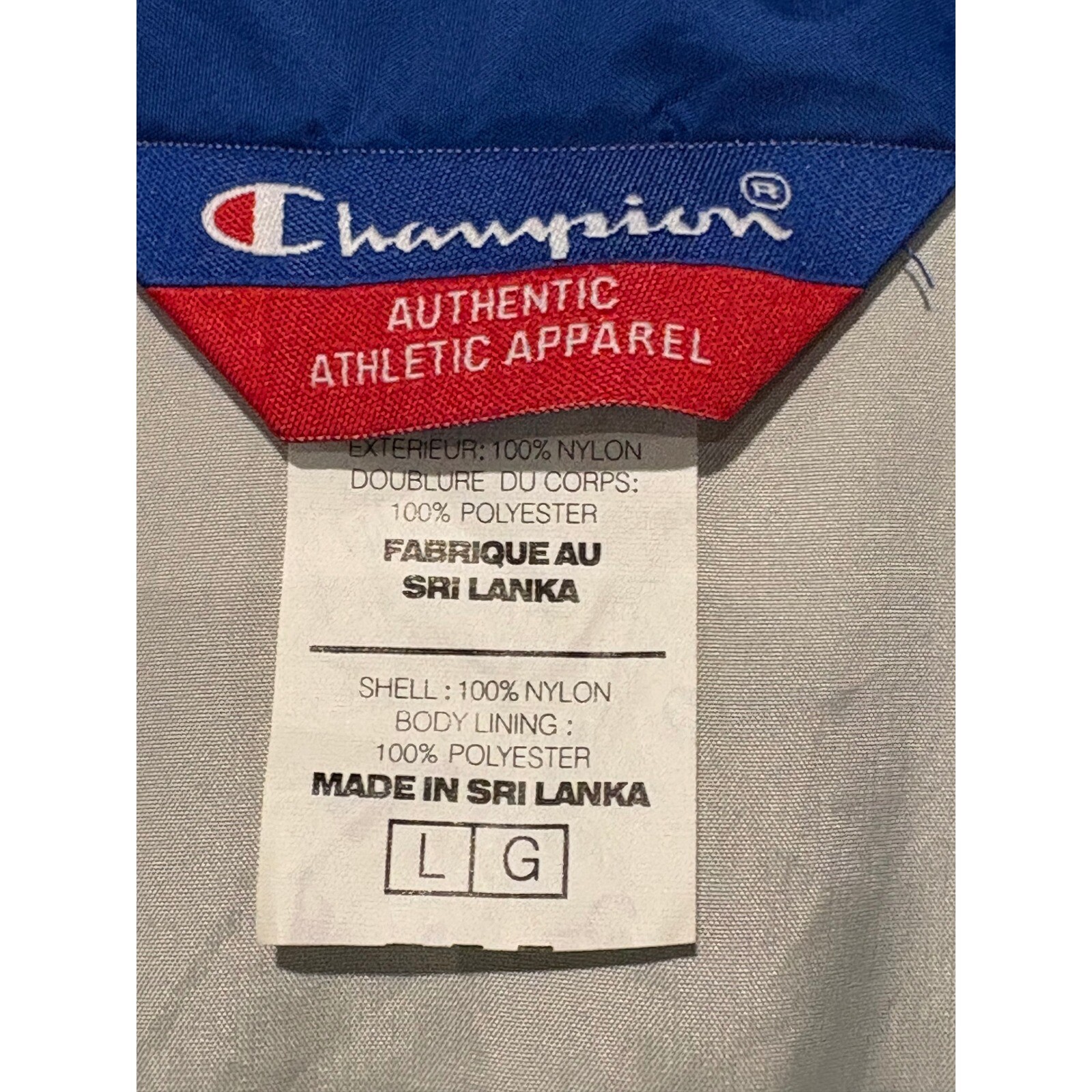 Champion Pullover Windbreaker Jacket Half Zip Lig… - image 2