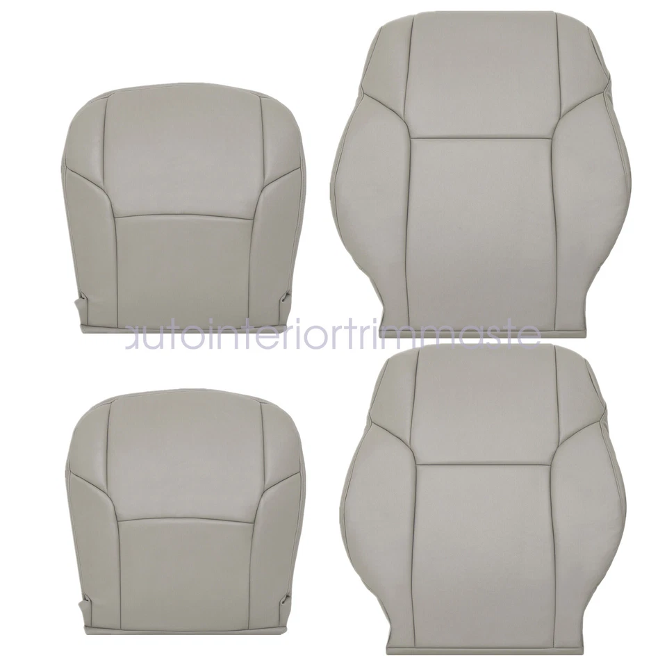 Cubierta de asiento de cuero de repuesto para parte inferior y superior delantera Toyota 4Runner 03-09 color tostado Foto 3 de 4