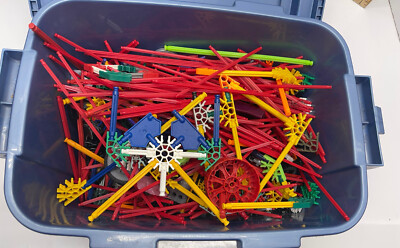 Wooden Knex Vintage KNEX K'Nex Intermediate Building Set 50015 In