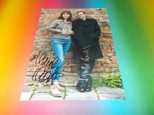 Claudia Michelsen + Sylvester Groth signed autograph on 20x28 photo