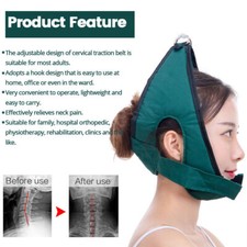 Cervical Spine Traction Neck Stretcher Adjustable Pain Relief Therapy Support