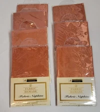 14 Fabric Napkins Damask Rust 14"x 14" Better Home Corp New