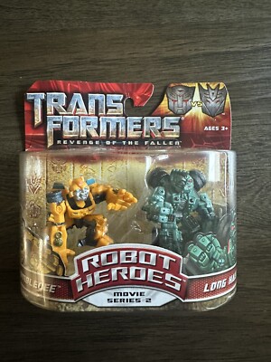 Transformers ROTF Robot Heroes Movie Series 2 Bumblebee Vs Long Haul New